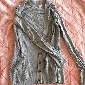 Gray cardigan